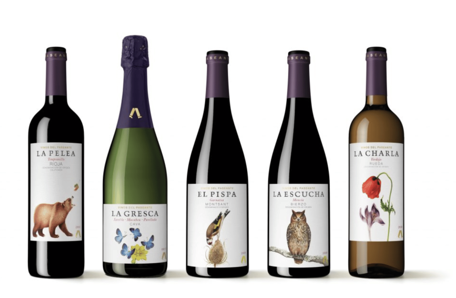 Desain Eunike Nugroho sebagai label wine