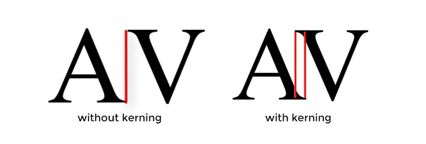 kerning dalam tipografi adalah