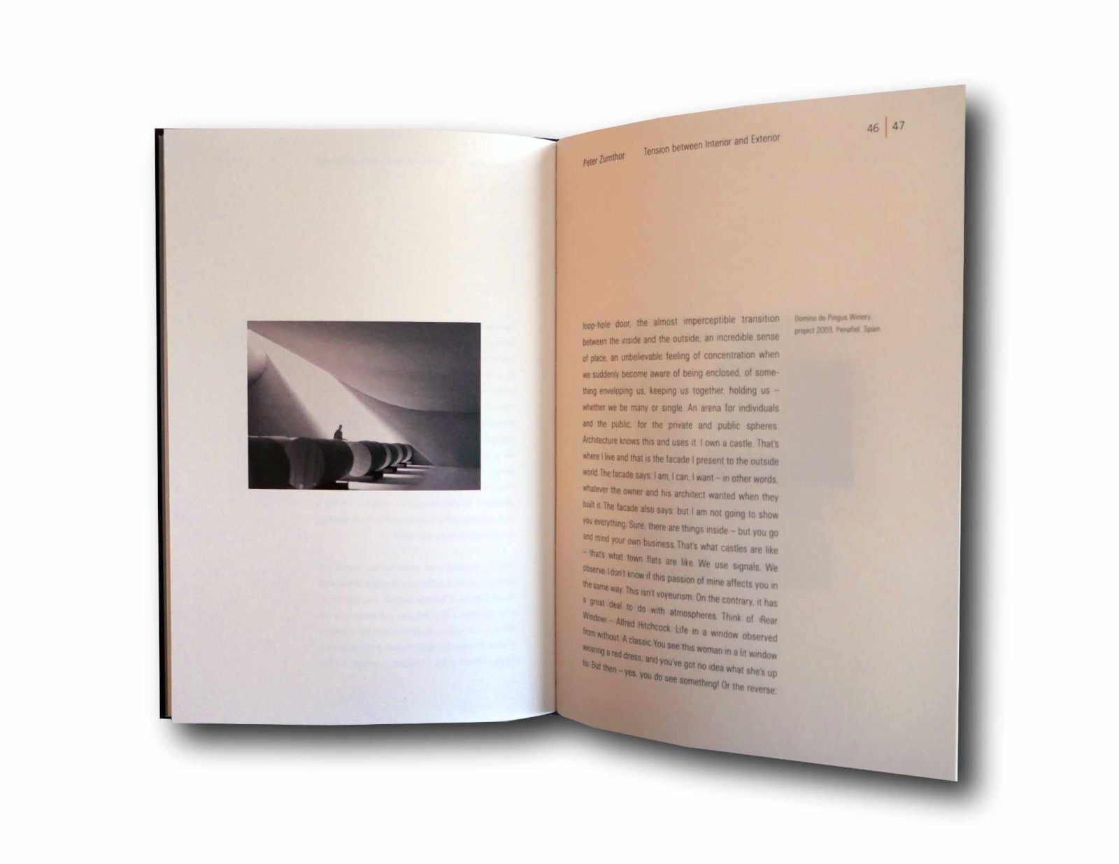 Peter Zumthor, Atmospheres
