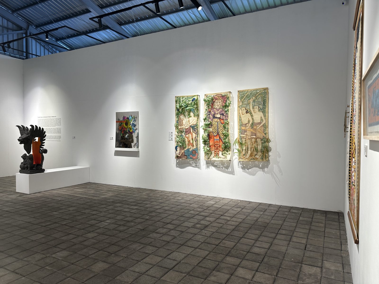 Area pameran Tradition Today di Ubud Art Ground