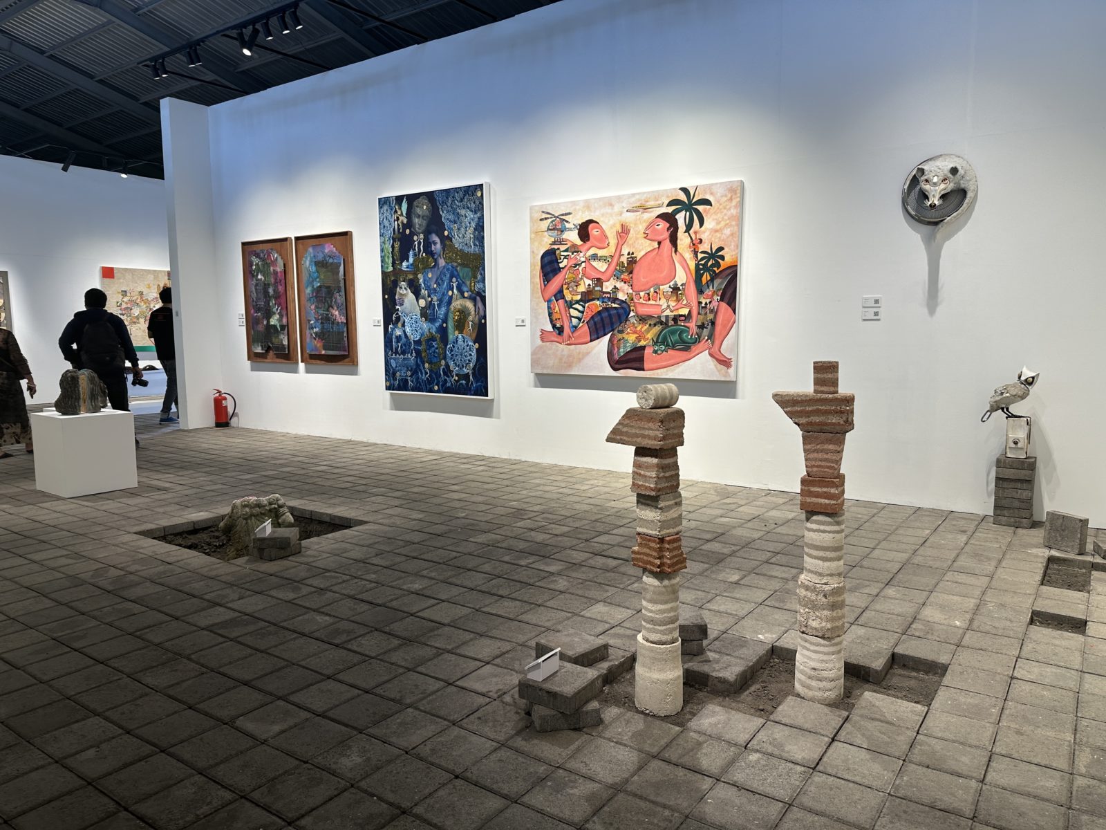 Area pameran Continuum di Ubud Art Ground