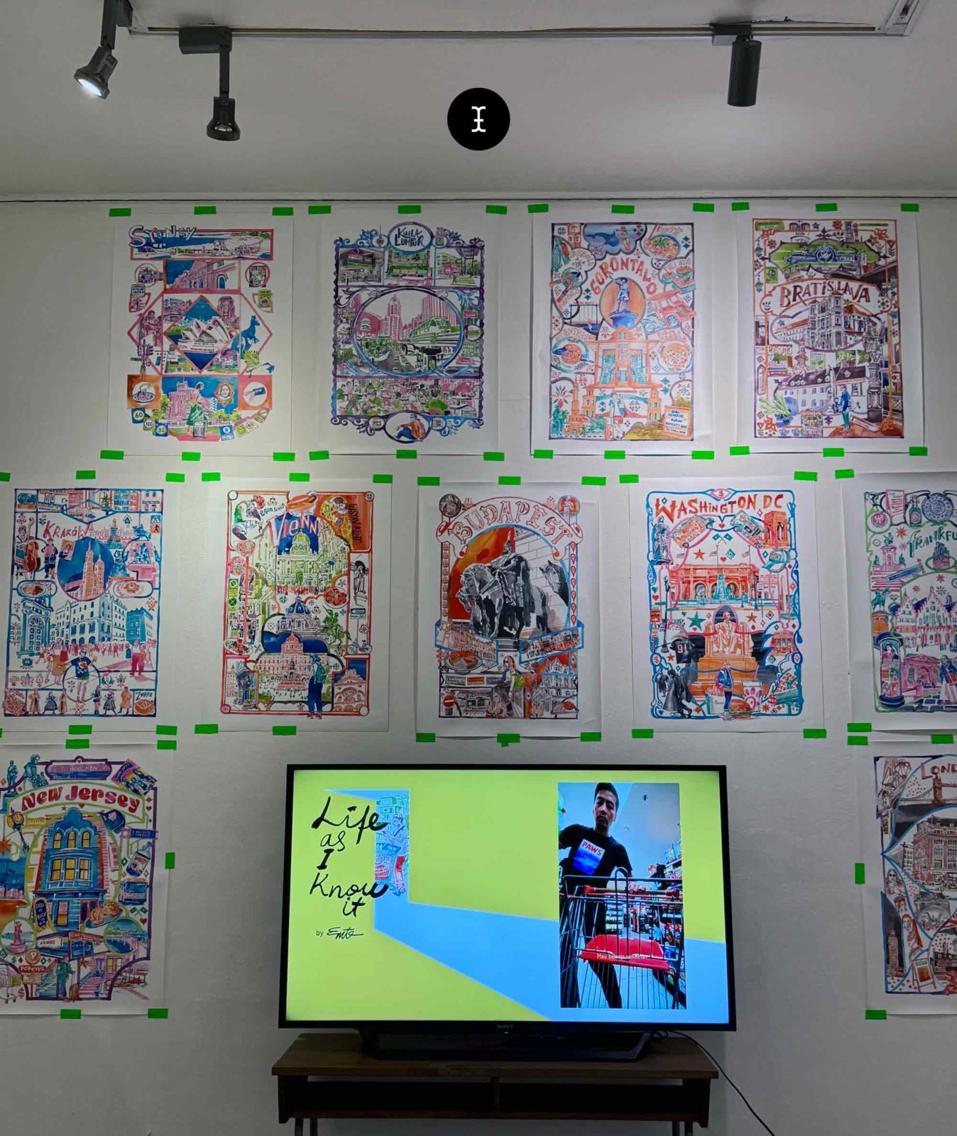 Pameran Life As I Know It karya Emte