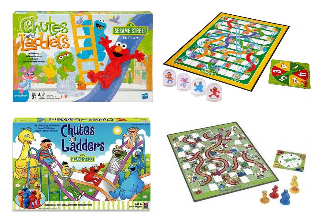 ular tangga versi Sesame Street