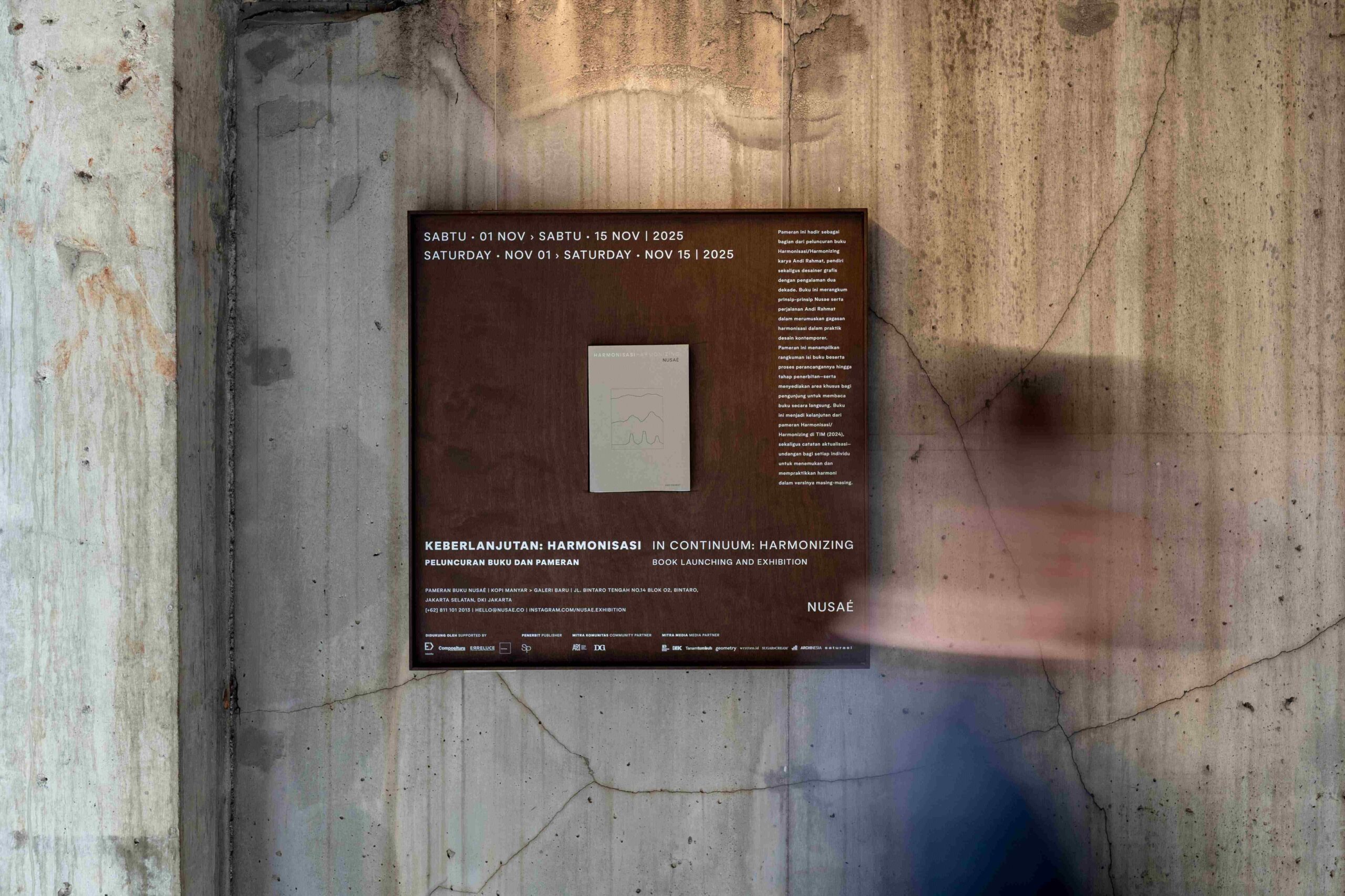 Prinsip Desain Nusaé dalam Buku dan Pameran In Continuum: Harmonisasi