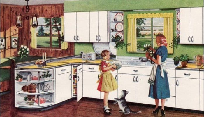 Dapur tahun 1950-an