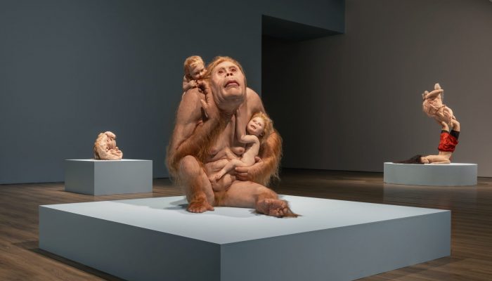 Installation-view-of-Kindred-2018-Clutch-2022-and-Supporter-2021-in-‘Patricia-Piccinini_-CARE-at-Museum-MACAN-Jakarta-2024.-Images-courtesy-of-Museum-MACAN