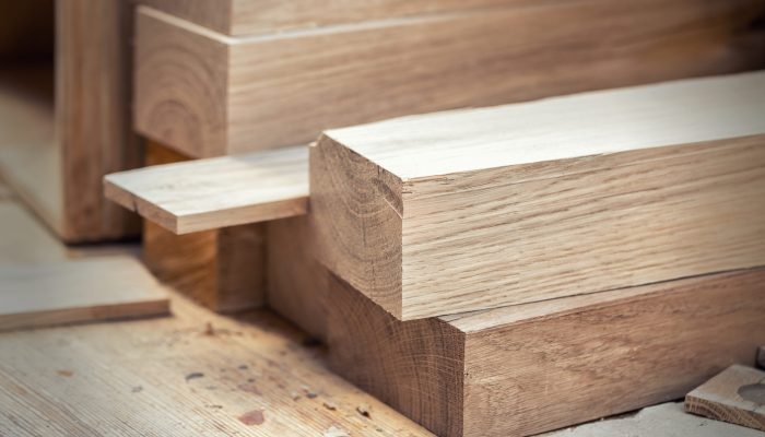 Oak,Wooden,Bar,Blocks,Materials,Stacked,At,Carpentry,Woodwork,Workshop