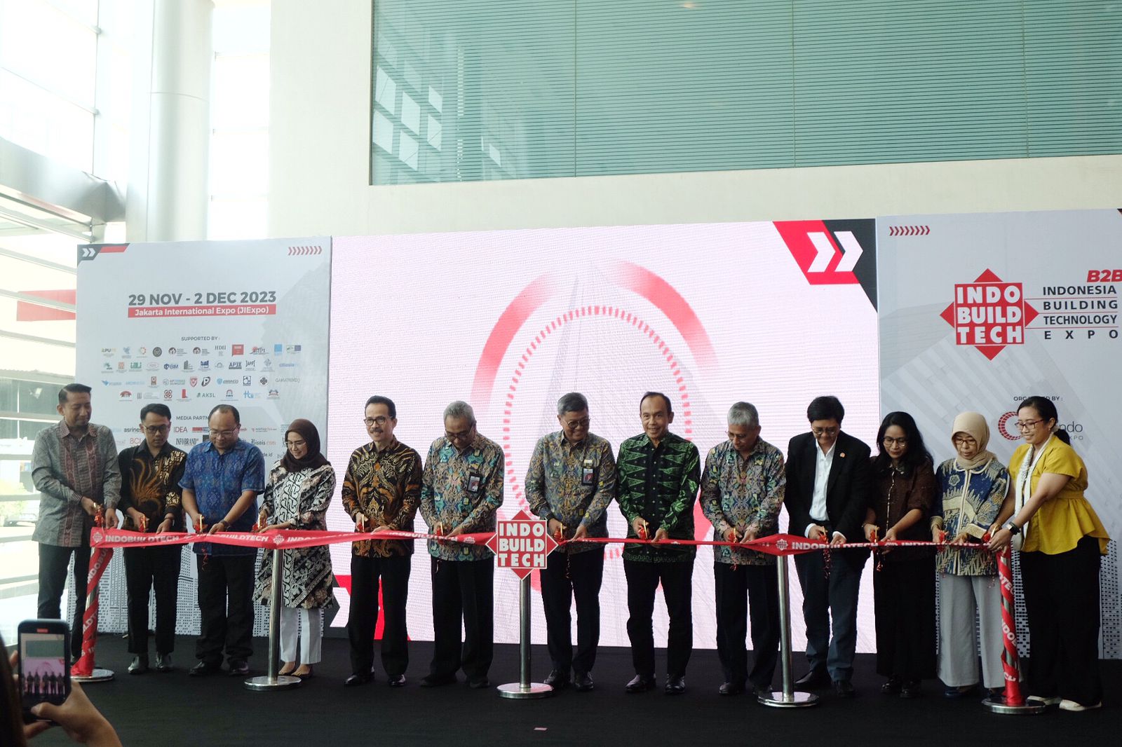 Pembukaan IndoBuildTech 2023