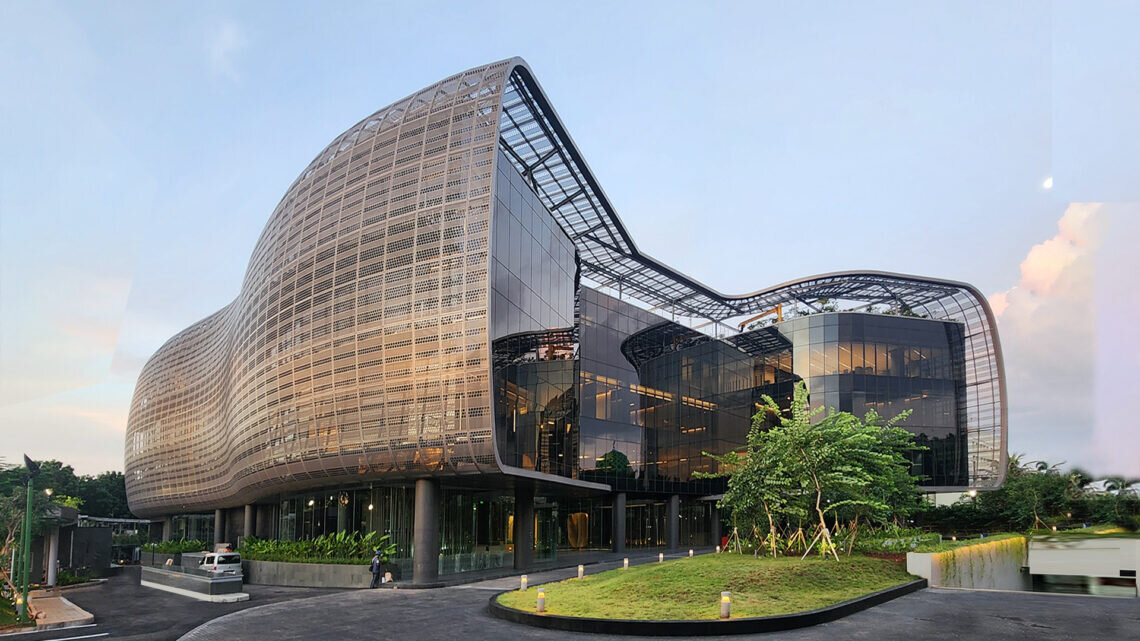 Inovasi Desain Kantor Pusat DSN yang Futuristik dan Ramah Lingkungan
