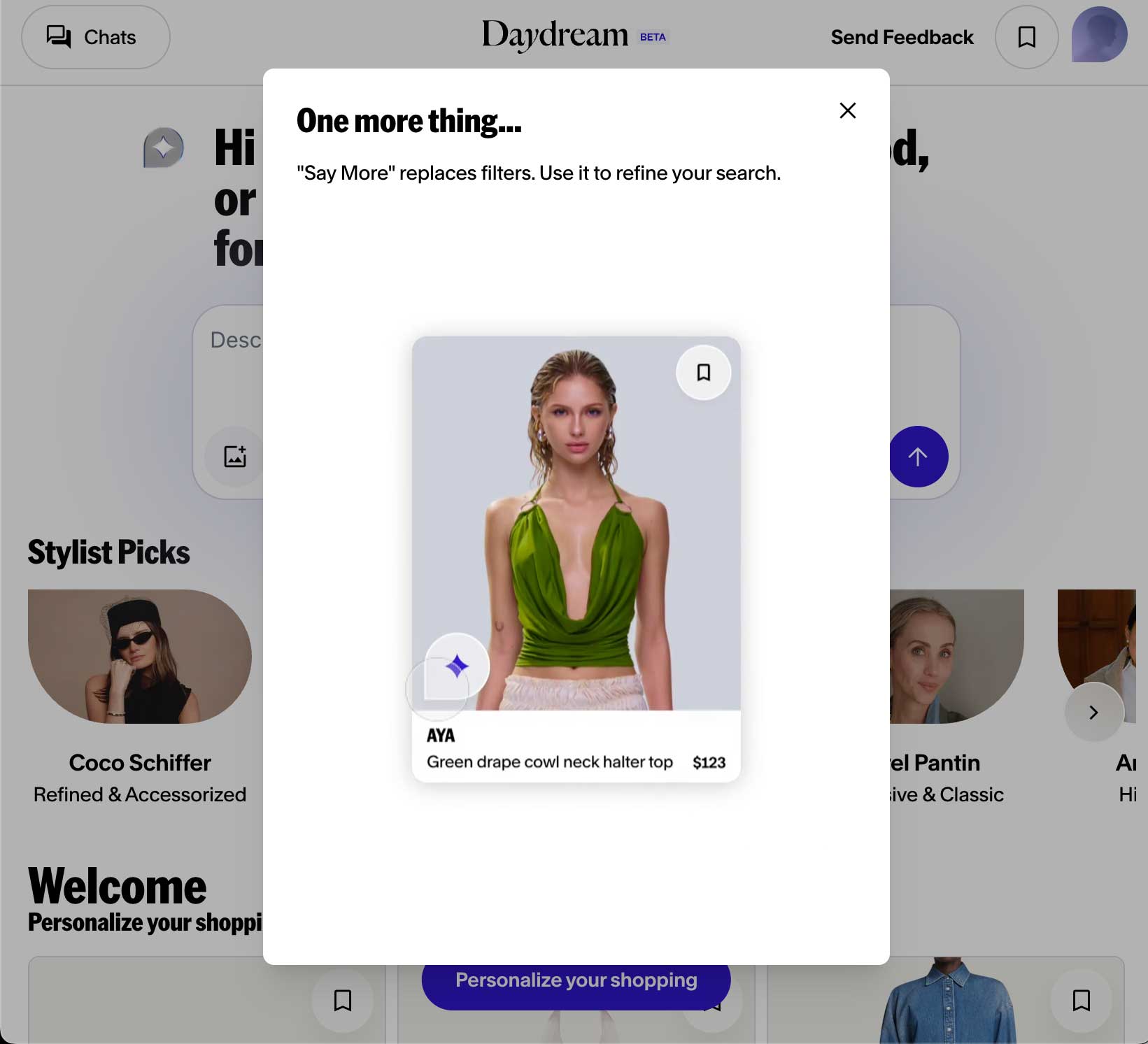 Daydream AI fashion