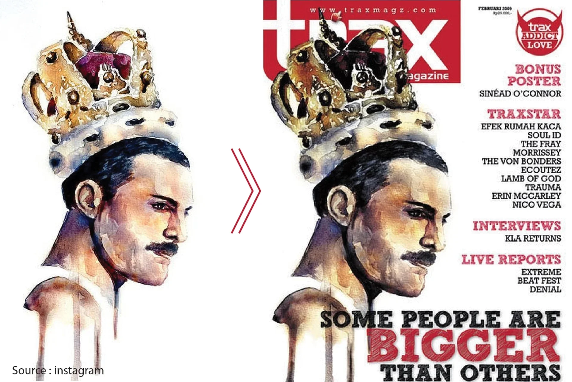 cover majalah trax