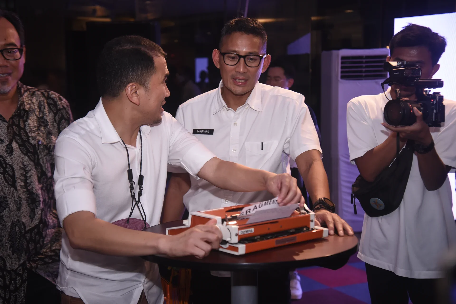 Sandiaga Uno di ICAD 12