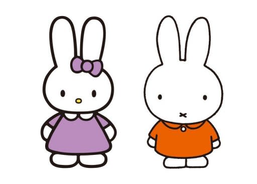Kelinci Cathy dan kelinci Miffy